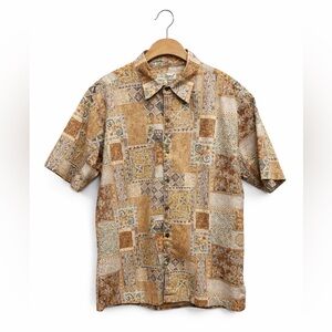 Vintage Tori Richard Men’s Hawaiian Shirt Made In Hawaii Cotton Lawn 90s M/L EUC